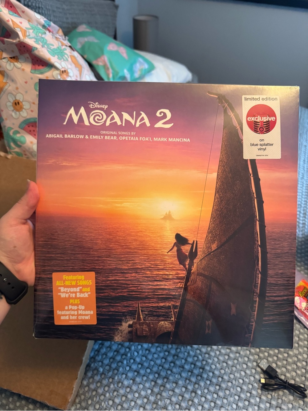 Sticker on Album Cover